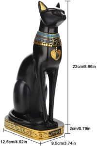 Gato Egipcio Estatua altura