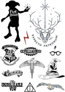 Tatuaje Harry Potter bonito